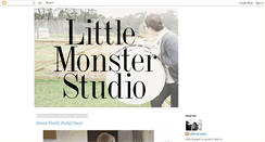 Desktop Screenshot of littlemonsterstudio.blogspot.com
