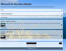 Tablet Screenshot of 364jours-nouvellezelande.blogspot.com