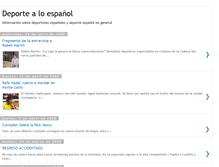 Tablet Screenshot of deporteoro.blogspot.com