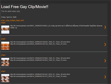 Tablet Screenshot of gay4free-clip.blogspot.com