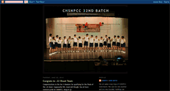 Desktop Screenshot of chsnpcc-32ndbatch.blogspot.com