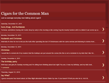 Tablet Screenshot of cigarsforthecommonman.blogspot.com