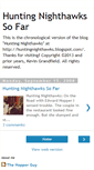 Mobile Screenshot of huntingnighthawkssofar.blogspot.com