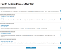 Tablet Screenshot of healthmedicalblog.blogspot.com