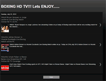 Tablet Screenshot of boxinghdtv.blogspot.com
