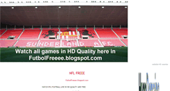 Desktop Screenshot of futbolfreeee.blogspot.com