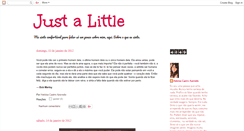 Desktop Screenshot of juustalittle.blogspot.com