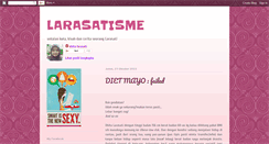 Desktop Screenshot of larasatisme.blogspot.com