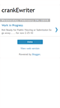 Mobile Screenshot of crankewriter.blogspot.com