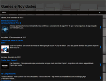 Tablet Screenshot of gamesenovidade.blogspot.com
