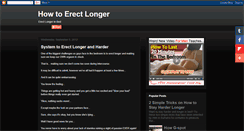 Desktop Screenshot of how-to-erect-longer.blogspot.com