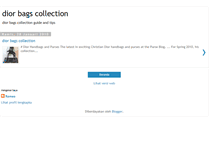 Tablet Screenshot of diorbagscollection.blogspot.com