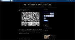 Desktop Screenshot of dickson-english.blogspot.com