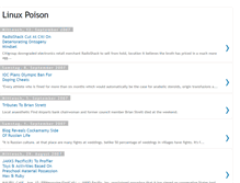Tablet Screenshot of linux-poison.blogspot.com