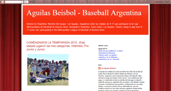 Desktop Screenshot of lasaguilasbeisbol.blogspot.com