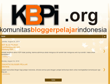 Tablet Screenshot of pelajarblogger.blogspot.com