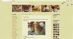 Desktop Screenshot of ildikoreceptjei.blogspot.com