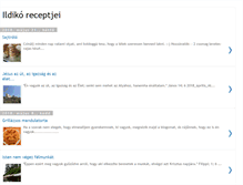 Tablet Screenshot of ildikoreceptjei.blogspot.com
