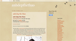 Desktop Screenshot of anhdepthethao.blogspot.com