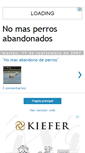 Mobile Screenshot of nomasperrosabandonados.blogspot.com