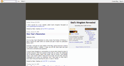 Desktop Screenshot of godskingdomrevealed.blogspot.com