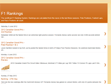 Tablet Screenshot of f1-rankings.blogspot.com