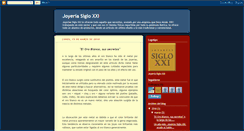 Desktop Screenshot of joyeriasigloxxi.blogspot.com
