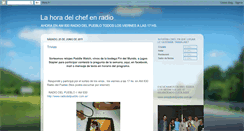 Desktop Screenshot of lahoradelchefenradio.blogspot.com