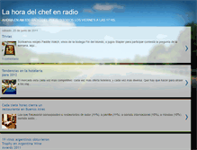 Tablet Screenshot of lahoradelchefenradio.blogspot.com