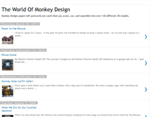 Tablet Screenshot of monkeydesignusa.blogspot.com