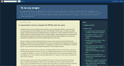 Desktop Screenshot of nosoyprogre.blogspot.com