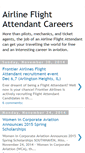 Mobile Screenshot of flightattendantcareer.blogspot.com
