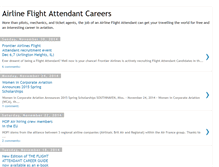 Tablet Screenshot of flightattendantcareer.blogspot.com