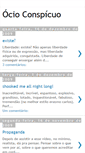 Mobile Screenshot of ocioconspicuo.blogspot.com