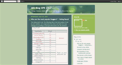 Desktop Screenshot of misblog-spr2007.blogspot.com