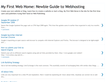 Tablet Screenshot of myfirstwebhome.blogspot.com
