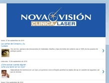 Tablet Screenshot of novavisionclinicalaser.blogspot.com