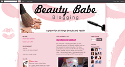 Desktop Screenshot of beautybabeblogging.blogspot.com