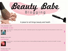 Tablet Screenshot of beautybabeblogging.blogspot.com