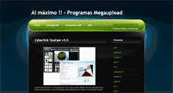 Desktop Screenshot of programasmegaupload.blogspot.com