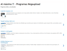 Tablet Screenshot of programasmegaupload.blogspot.com