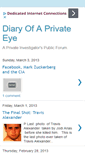 Mobile Screenshot of diaryofaprivateeye.blogspot.com