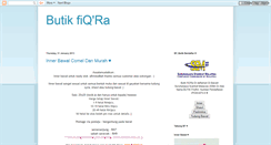 Desktop Screenshot of butikfiqra.blogspot.com