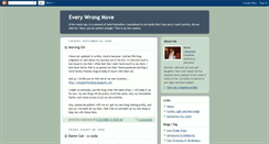 Desktop Screenshot of everywrongmove.blogspot.com