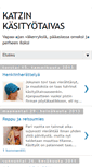 Mobile Screenshot of katzin-kasityotaivas.blogspot.com