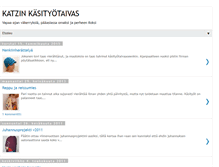 Tablet Screenshot of katzin-kasityotaivas.blogspot.com