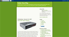 Desktop Screenshot of guitarist-gear.blogspot.com