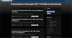 Desktop Screenshot of paramathmakannadamoviehd.blogspot.com