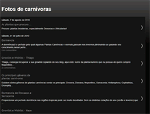 Tablet Screenshot of fotosdecarnivoras.blogspot.com