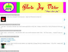 Tablet Screenshot of gloriajoyvictor.blogspot.com